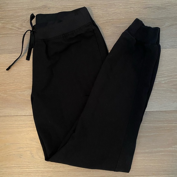 Mandala Scrub Pants- Black, joggers, small - Picture 1 of 3